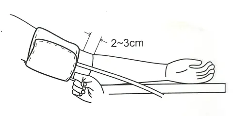 Position-of-upper-arm-cuff-distance