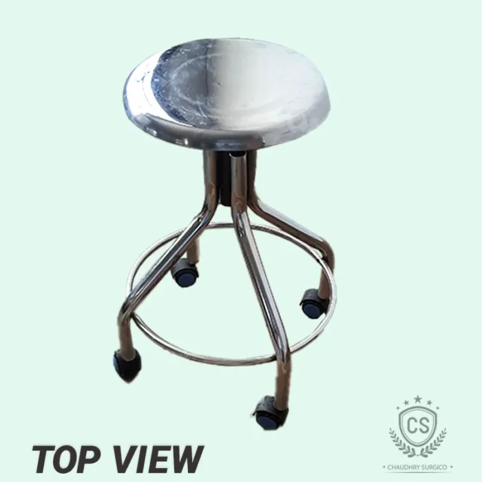 Revolving stool top view