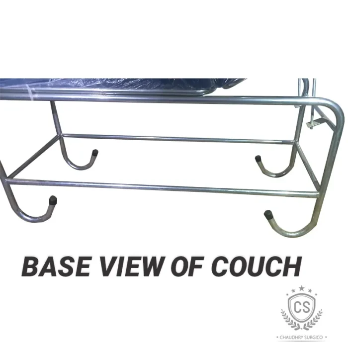 Examination Couch Chrome Deluxe-Quality double frame base