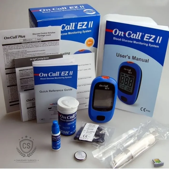 On-Call-EZ-II-Glucometer complete package