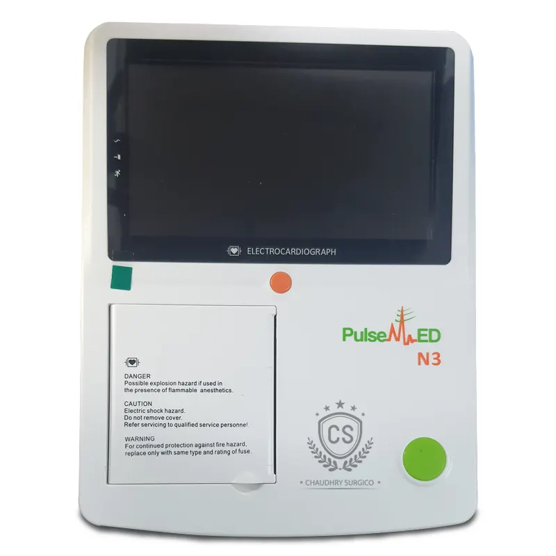 ECG Machine PULSEMED N3 Touch Screen Three channel