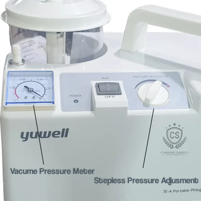 Portable phlegm suction Machine Lifecare / Yuwell 7E-A/B/D step less adjustment
