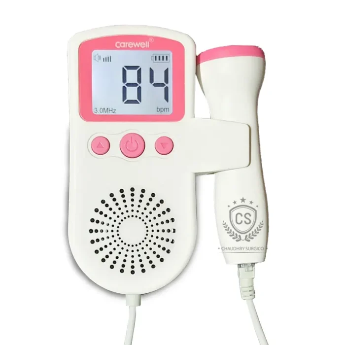 Portable Baby Fetal Doppler with Speaker Carewell heart rate detector