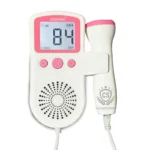 Portable Baby Fetal Doppler with Speaker Carewell Main unit heart rate detector