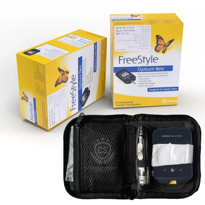 Abbott Freestyle Optium Neo Blood Glucose and Ketone Monitoring System glucose results in 5 seconds