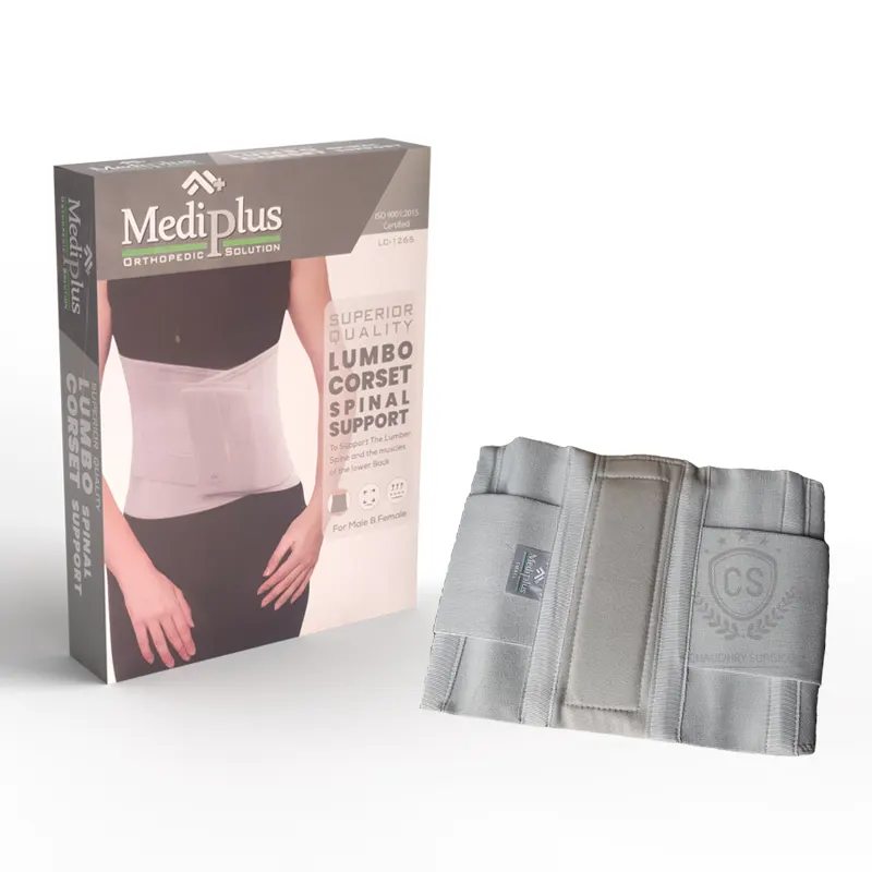 Mediplus Lumbo Corset Spinal Support Belt support the waist area by double compression