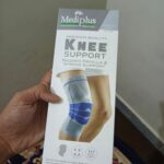Knee Padded Patella Support Mediplus with silicone pads and spring