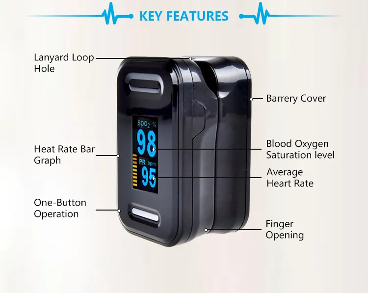 Lifecare Pulse Oximeter Key Features