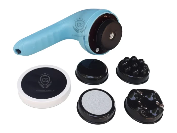 Best Quality Wireless Rechargeable Massager Machine Lifecare LC900R Portable Massager with 4 heads