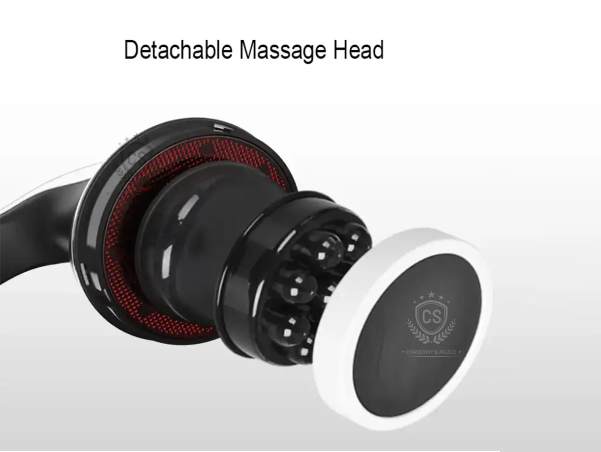 Lifecare Body Massager Machine different massage heads for face neck foot and abdomen