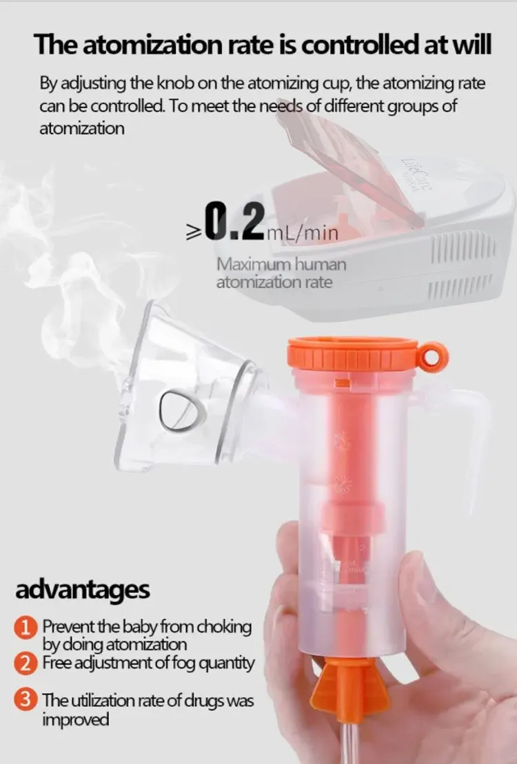 Lifecare Nebulizer Machine with adjustable fog
