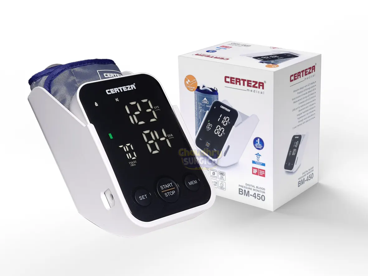 Digital Blood Pressure Machine Certeza 450 - bp apparatus of high accuracy