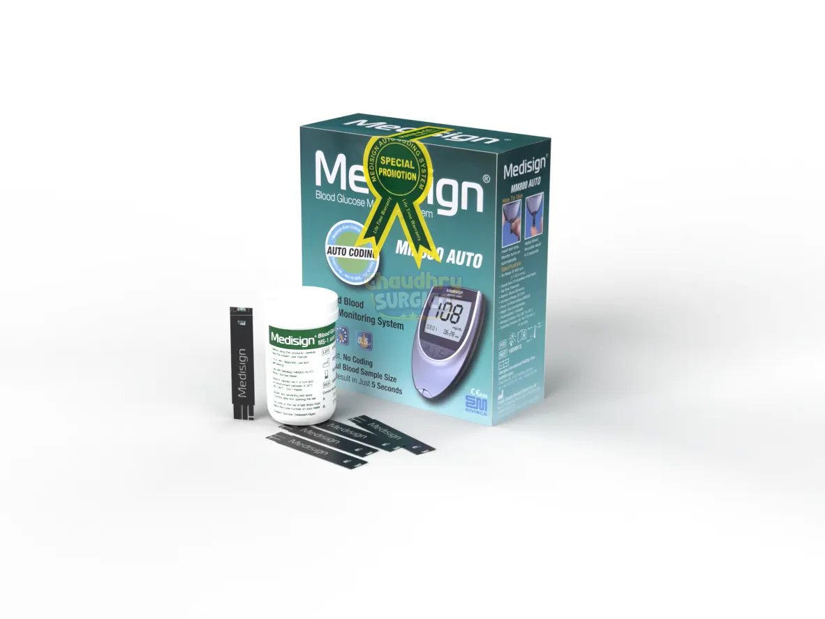 Step by Step guide How to use the Glucometer Medisign MM800