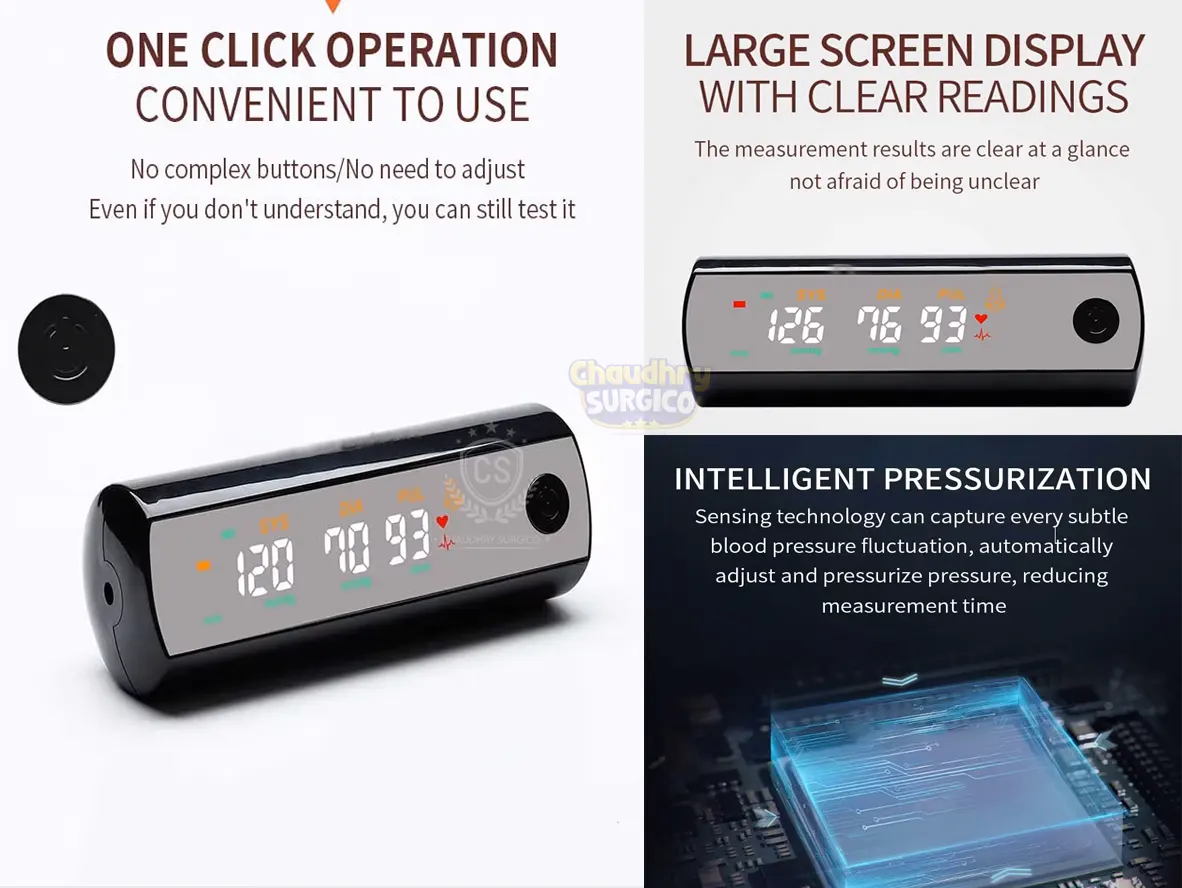 Digital Blood Pressure Machine Glaximed Upper Arm Large Display