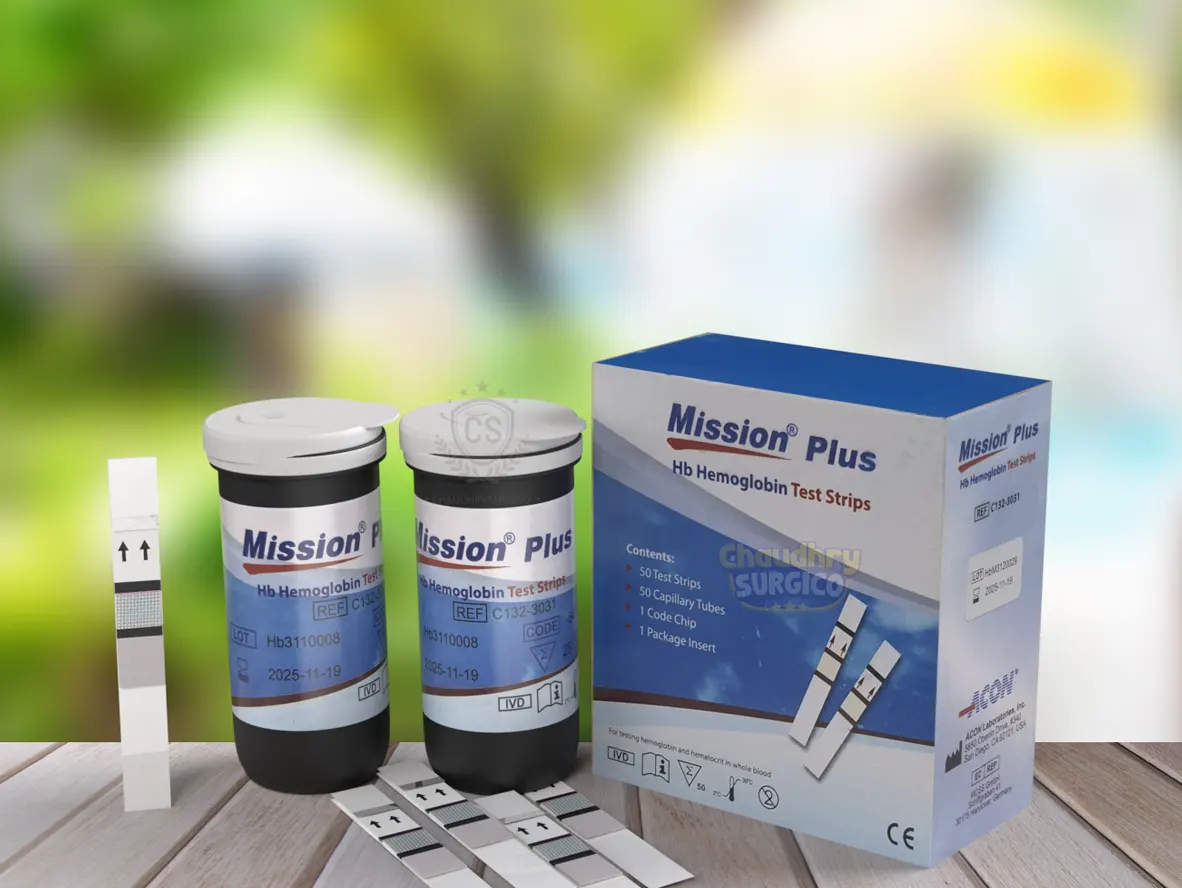 50 strips pack of Mission Plus HB Meter Price in Pakistan