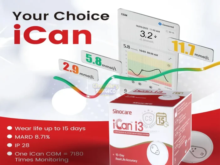 ICAN i3 15 days Continuous Glucose Monitoring System