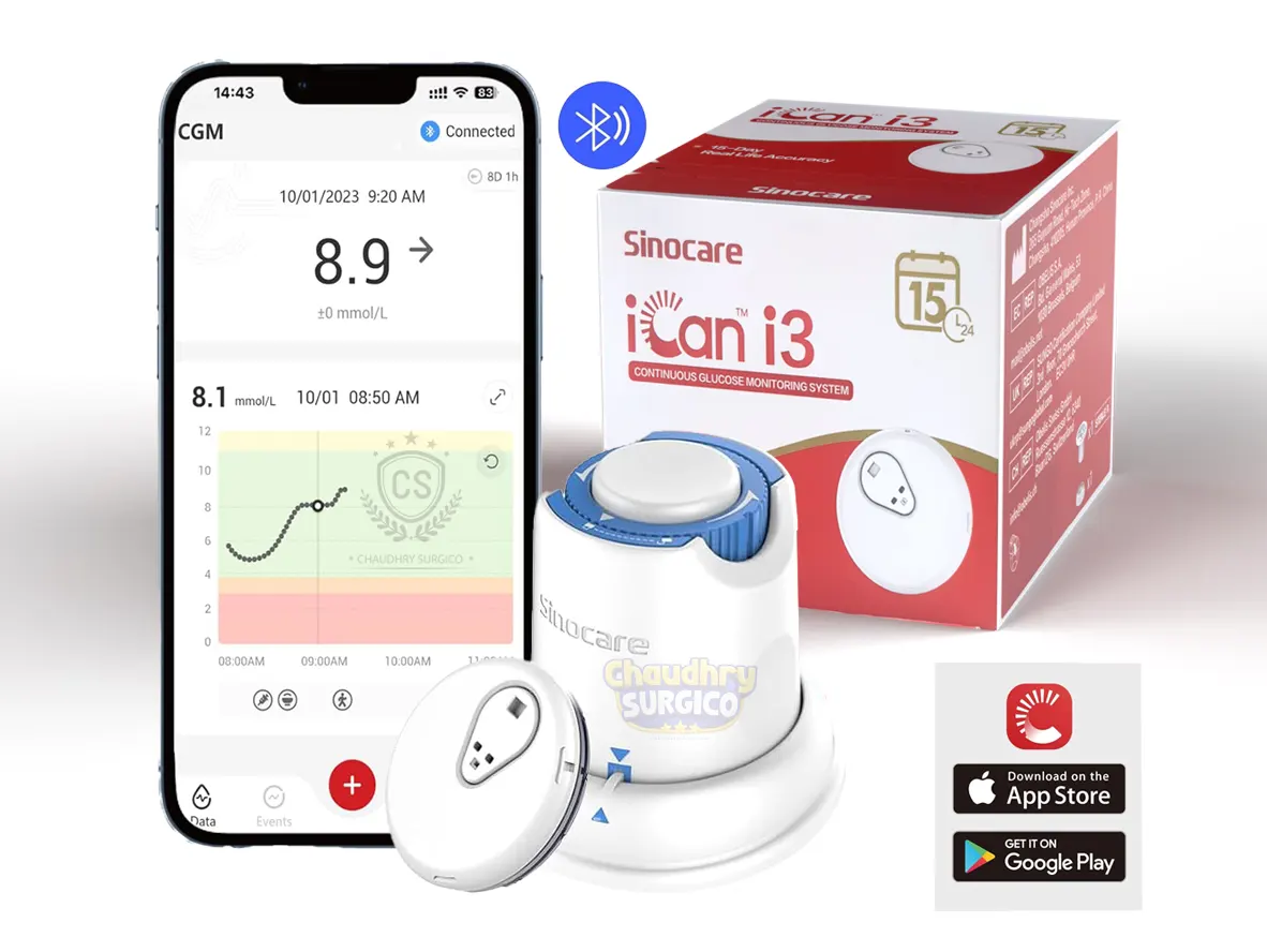 SINOCARE ICAN i3 Continuous Glucose Monitoring System