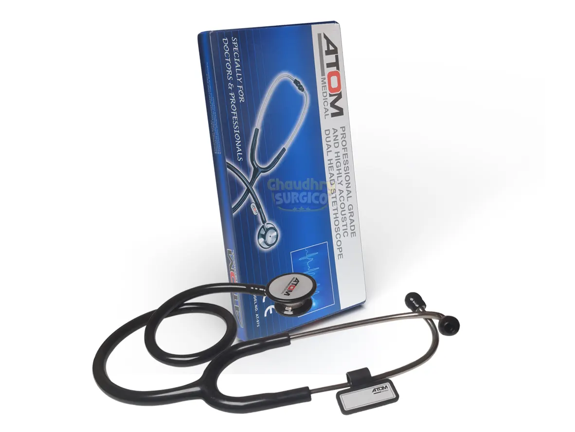 Atom Professional Stethoscope Dual Head Highly Acoustic AT-975