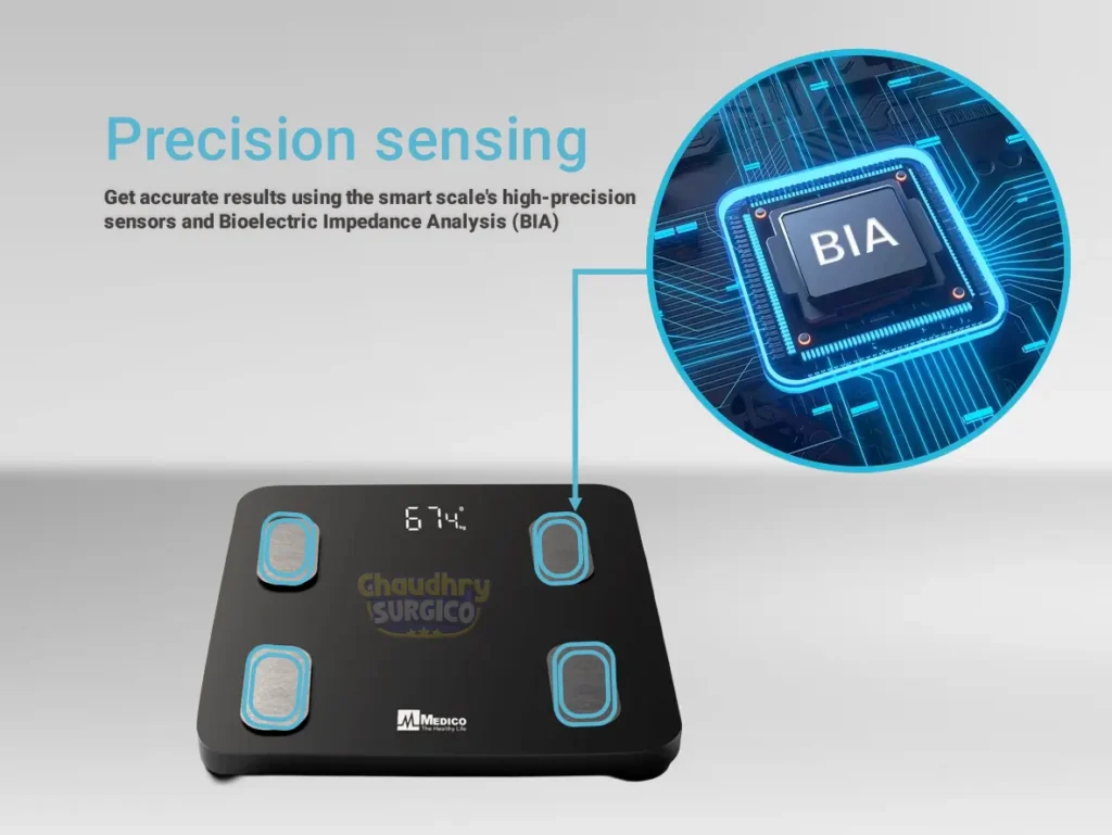 Medico Body Fat BMI Weight Scale precision sensing
