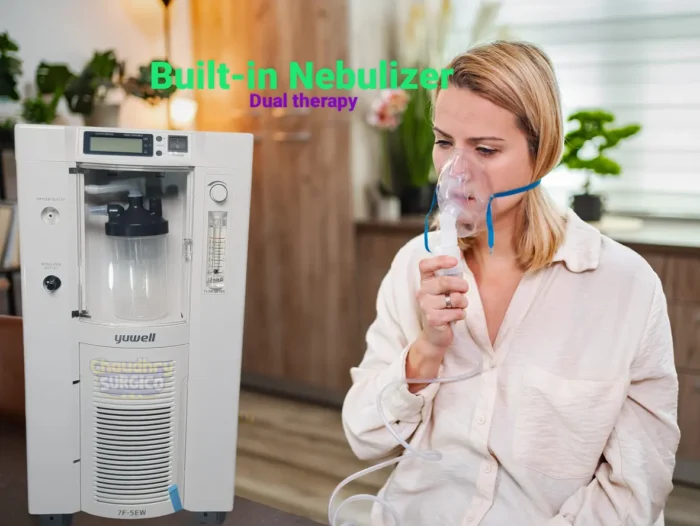 YUWELL Oxygen concentrator price in Pakistan 5 Liter with built in Nebulizer