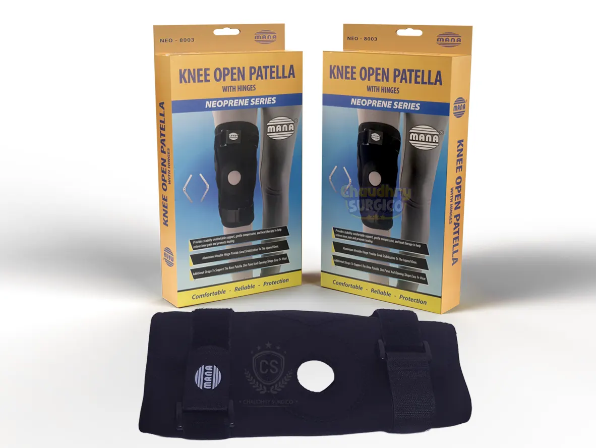 Knee Open Patella with hinges fully adjustable