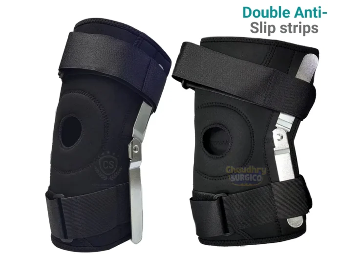 MANA Knee Open Patella with hinges double anti slip strips