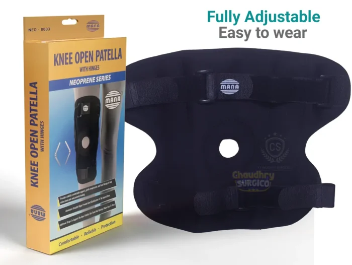 MANA Knee Open Patella with hinges fully adjustable and easy to wear