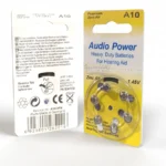 Hearing aid cells Batteries Audio Power size A10 pack of 6 cells
