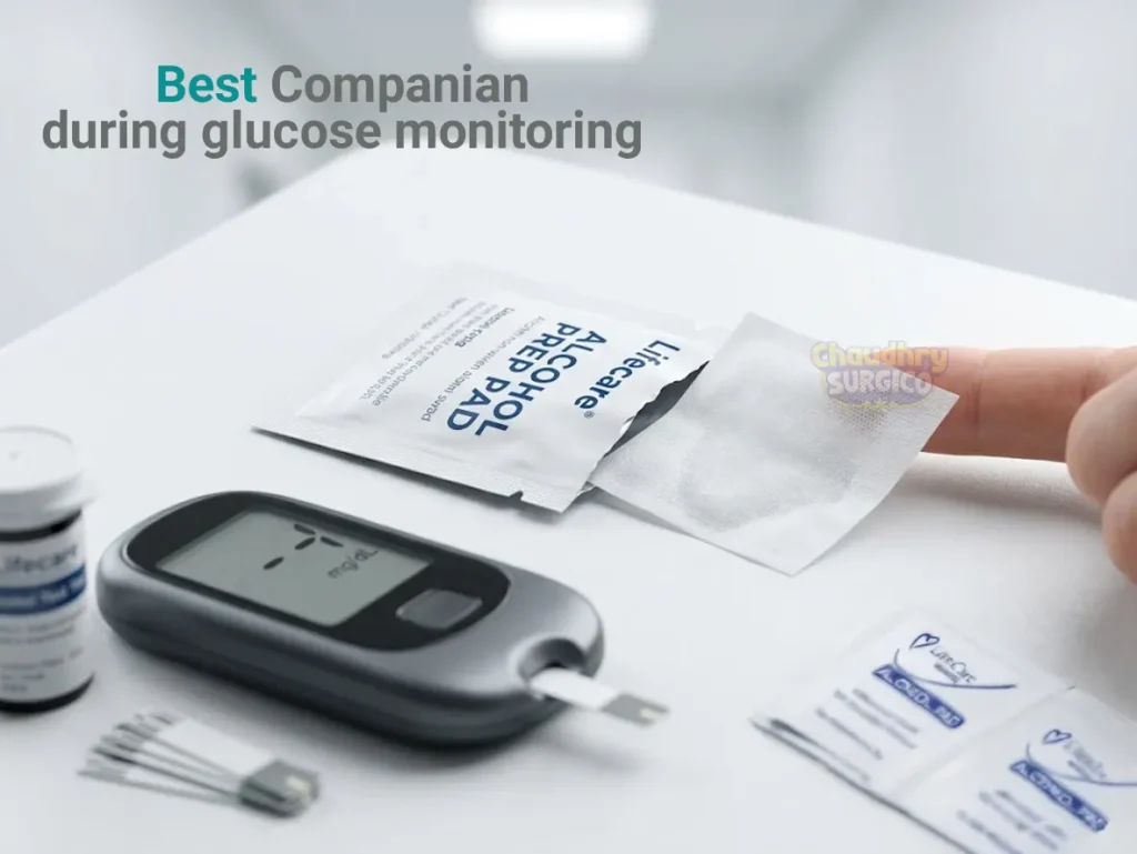 Lifecare Alcohol Pads for diabetes patients