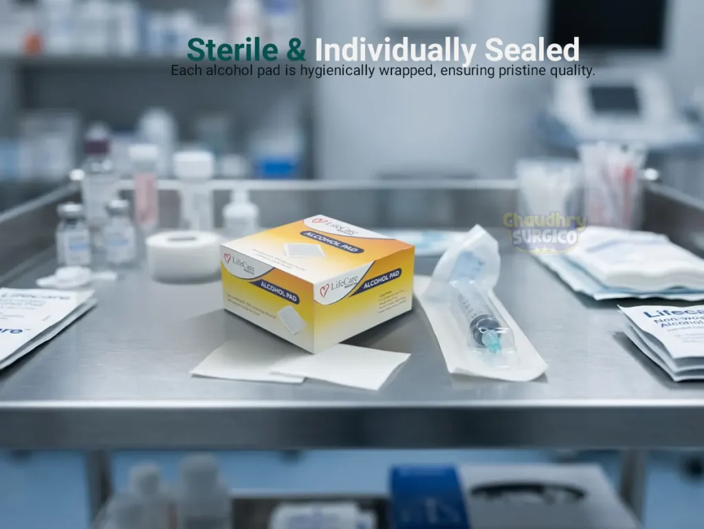 Lifecare Alcohol Pads for multipurpose functions