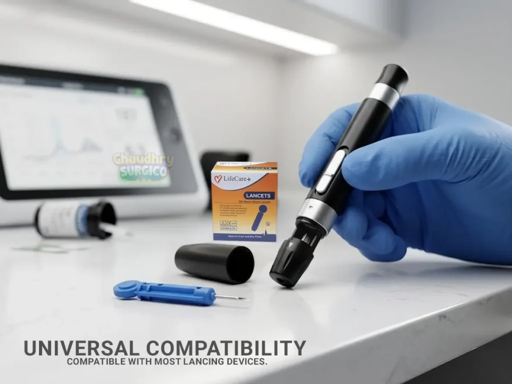 Lifecare Blood Lancets for Glucometer Lancet Pen – universal compatibility