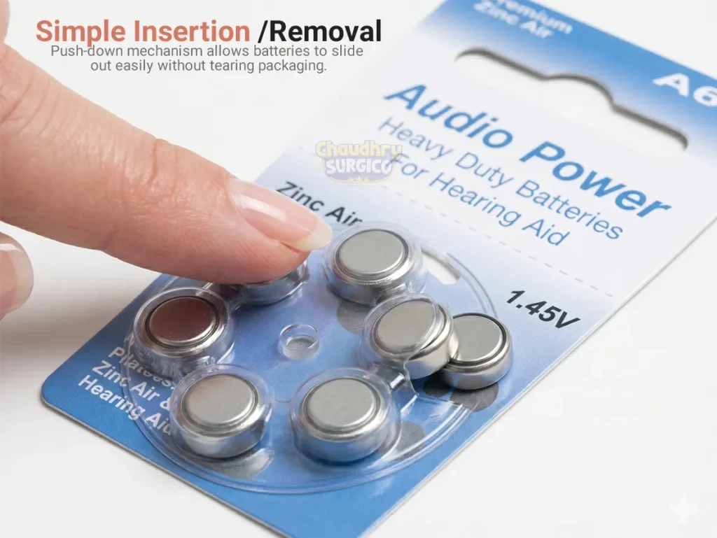 A675 Audio Power Hearing aid cells Batteries - simple to use