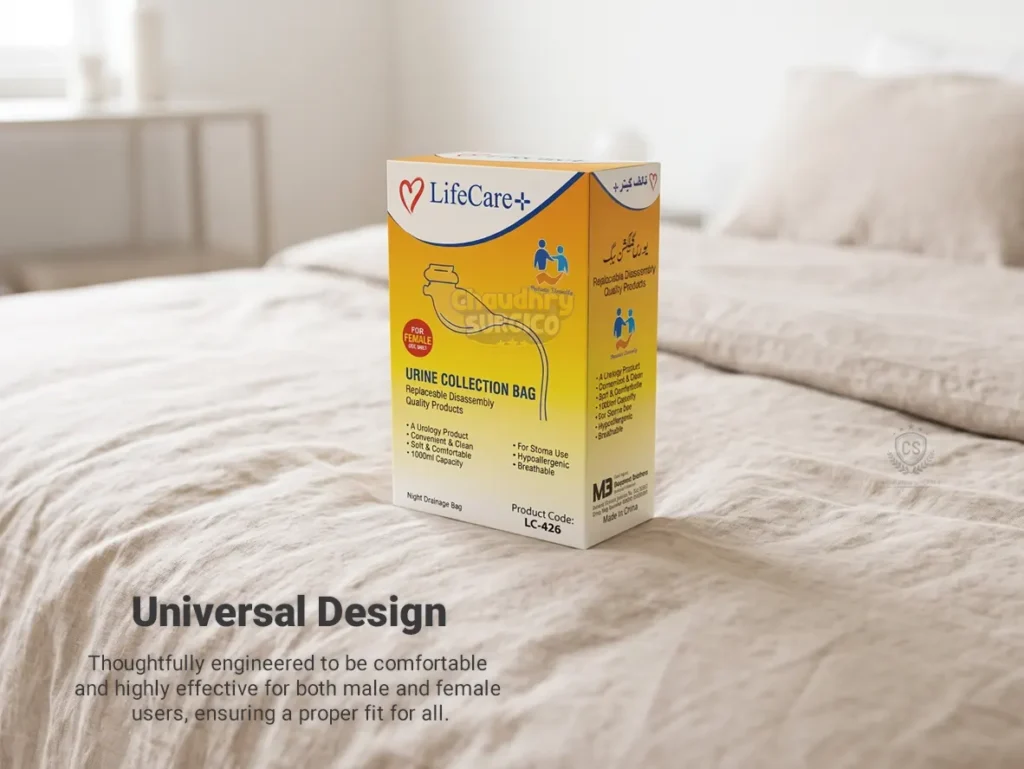 Silicone Urine Collection Bag Lifecare -Universal Design