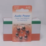 Audio Power Hearing aid cells Batteries size A13 pack of 6 cells User Review