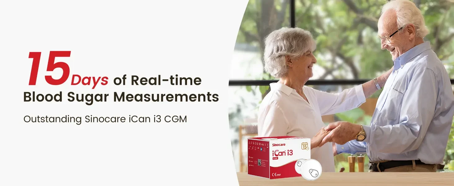 SINOCARE ICAN GSM 15 days real-time blood sugar measurement